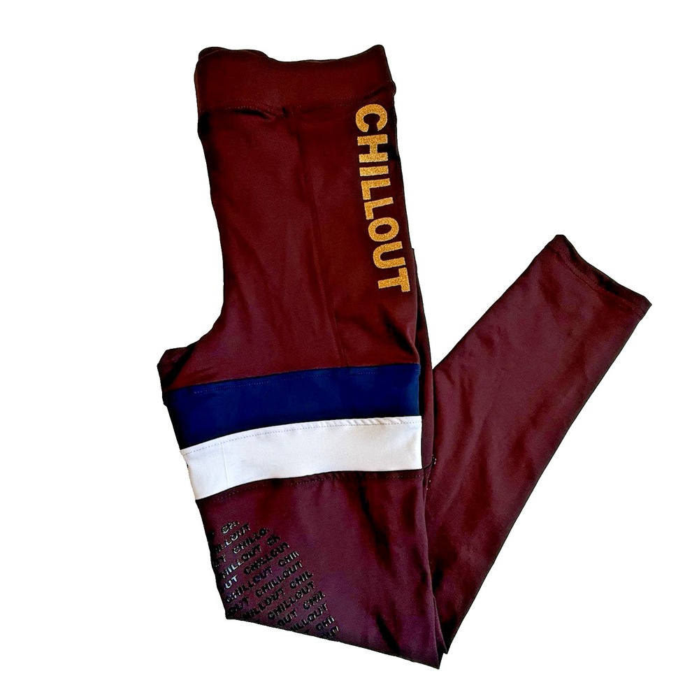 Equestrian Riding Legging Pant Tight Women UK L US M Breech Knee Patch Chillout